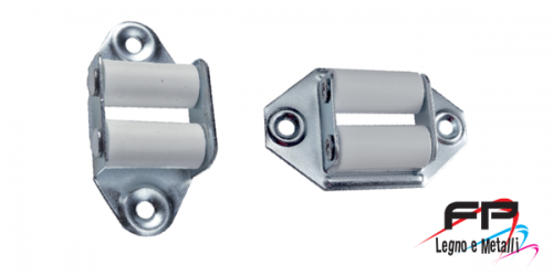 Guidacinghia con 2 rullini in plastica